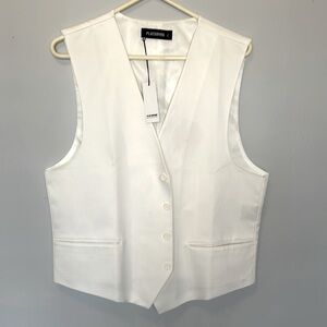 White dress vest. XL